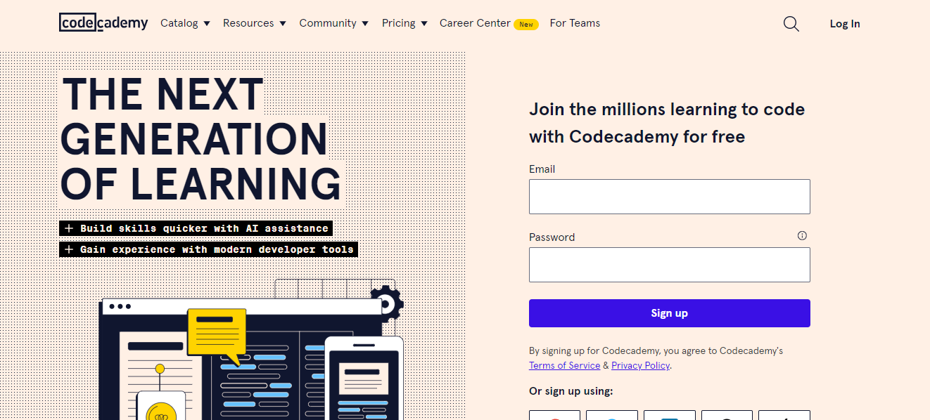 Codecademy Website
