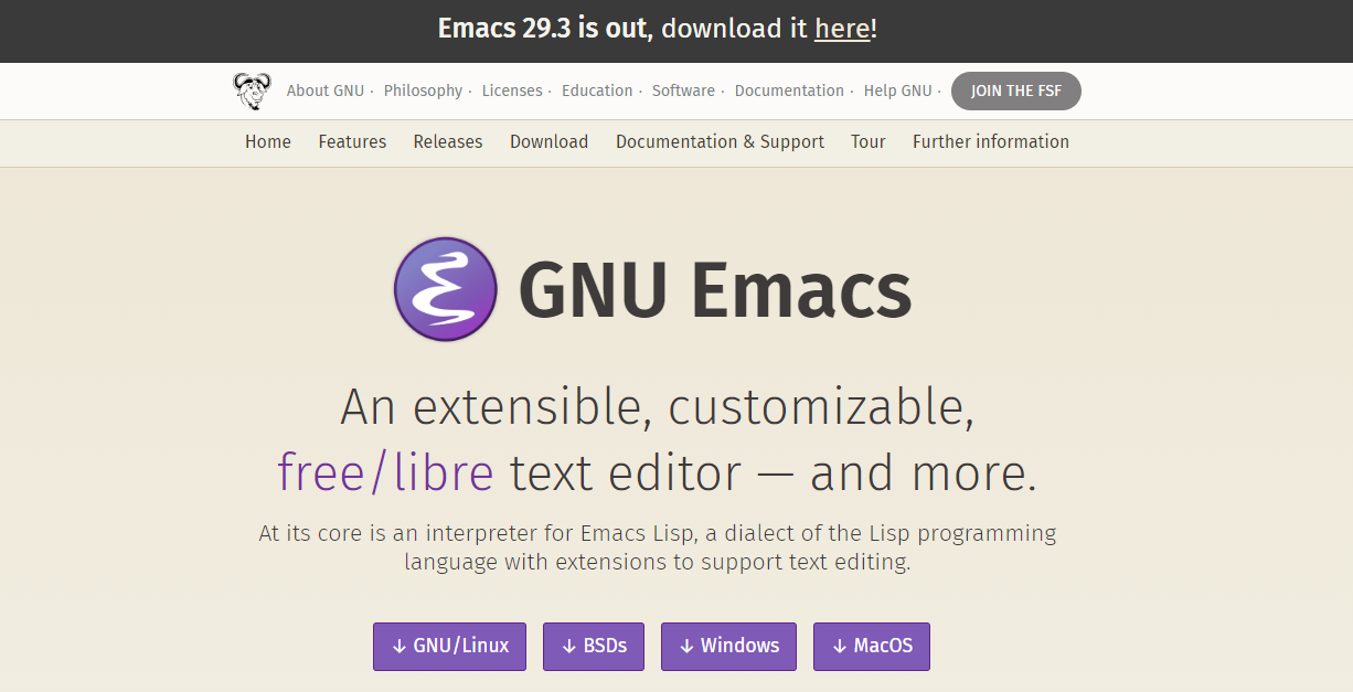 Emacs Editor